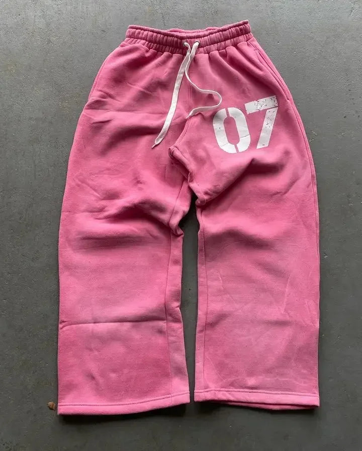 Y2k Embroidered Gray Casual Pants Camo Functional Tactical Functional Men's Women's Premium Jogging Drawstring Sweatpants voguable