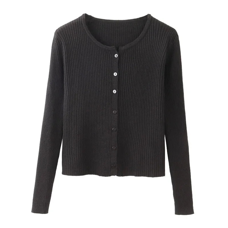 Voguable Tie-dye Gauze Suspender Dress Women 2024 Spring Korean Retro Strapless Mid-length Dress + Black Knitted Cardigan Two-piece Suit voguable