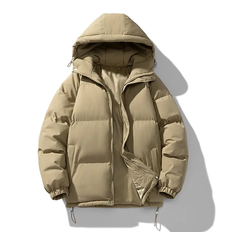 Winter Parkas Men Cotton-padded Coats Men Puffer Jackets Outdoor Hooded Coat Casual Windbreaker Thick Warm Coat Men Jacket voguable