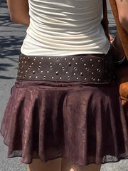 Voguable PU Vintage Wide Belt Rivet Pin Buckle Luxury Belts for Men Women Jeans Waistband Punk Rock Motorcycle Hip Hop Strap y2k voguable