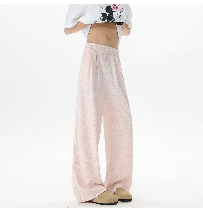 New Design Unisex Straight Leg Casual Pants Breathable Comfortable Novel Fabric Fashion Comfy Trendy Stylish Athleisure Trousers voguable