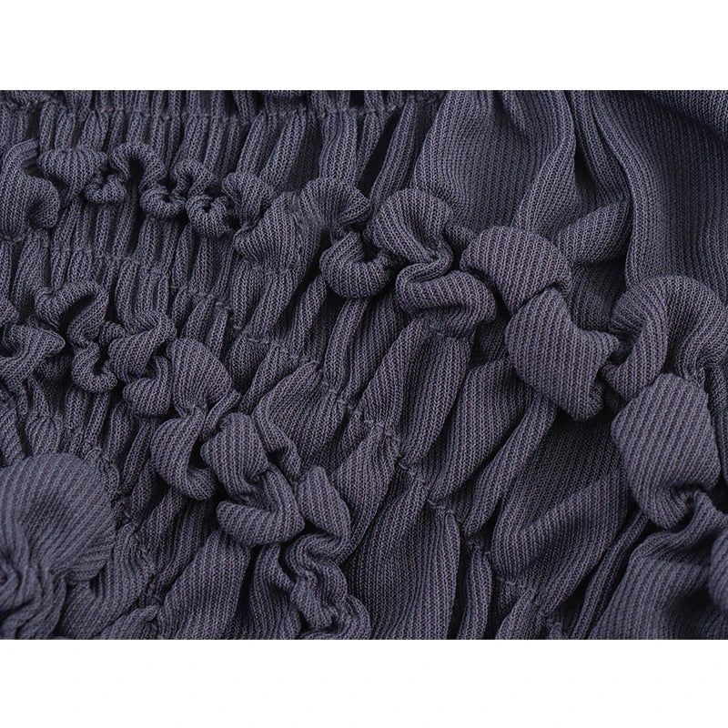 New Women Sexy Spaghetti Straps O Neck Ruched Asymmetrical Dress Holiday Summer Midi Vestidos voguable