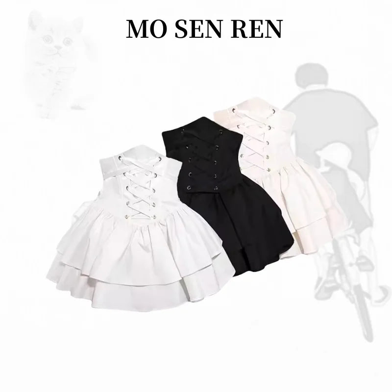 Voguable Summer 2000s Aesthetics High Waist Kawaii Mini Skirt Hot Girls Woman Design Slim Korean Fashion Skirt Casual Bandage Skirt voguable