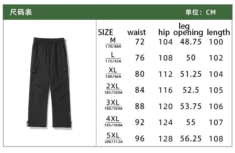 American Style Waterproof Cargo Pants Men Loose Straight Military Trousers Outdoor Casual Sport Hiking Tactics Pants voguable