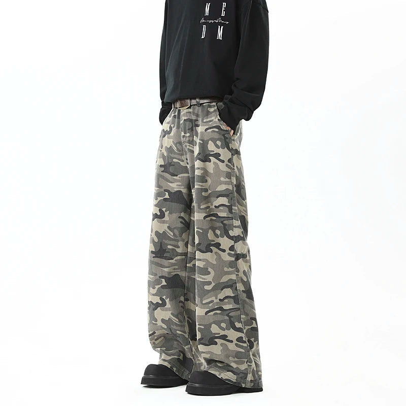 Summer Outdoor Casual Pants men Camouflage Straight Leg Breathable Comfort Travel Hiking Military Jogger Streetwear man Trousers voguable