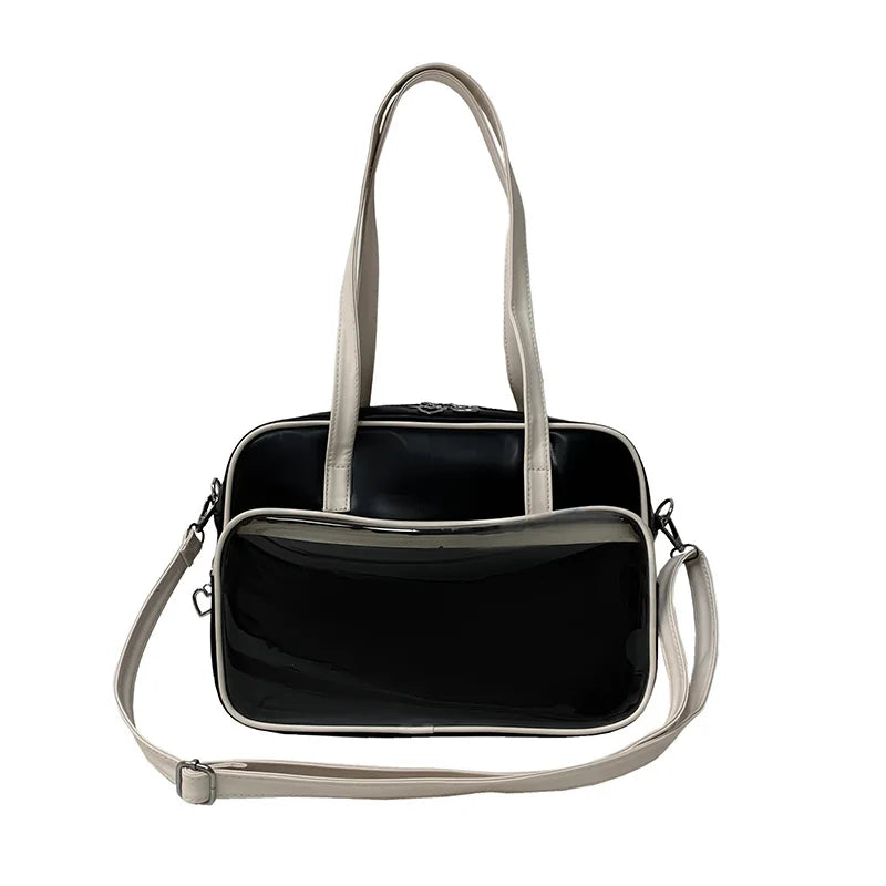 1pcs Women's shoulder bag Handbag for women CuteTransparent Pocket Style Shoulder Purse Women's shoulder bag voguable