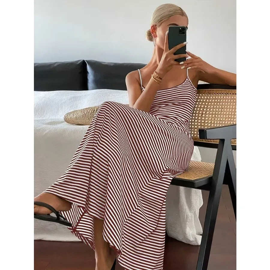 Voguable  European and American summer new sexy fashion temperament backless figure-fitting and slimming suspender stri voguable