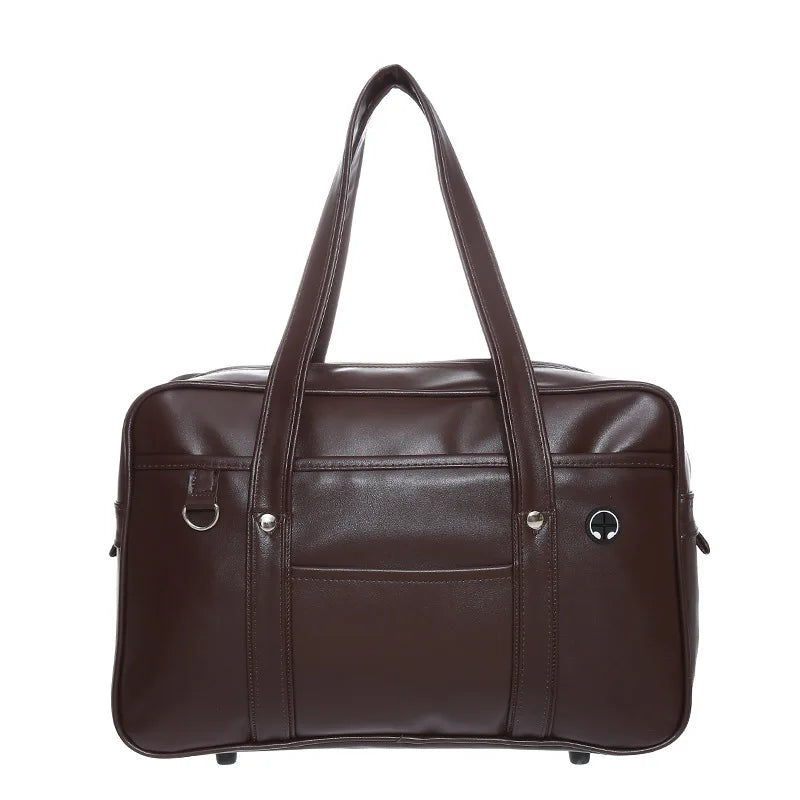 Japanese two-dimensional student JK uniform bag girl PU schoolbag COS wear-resistant waterproof one-shoulder Messenger handbag voguable