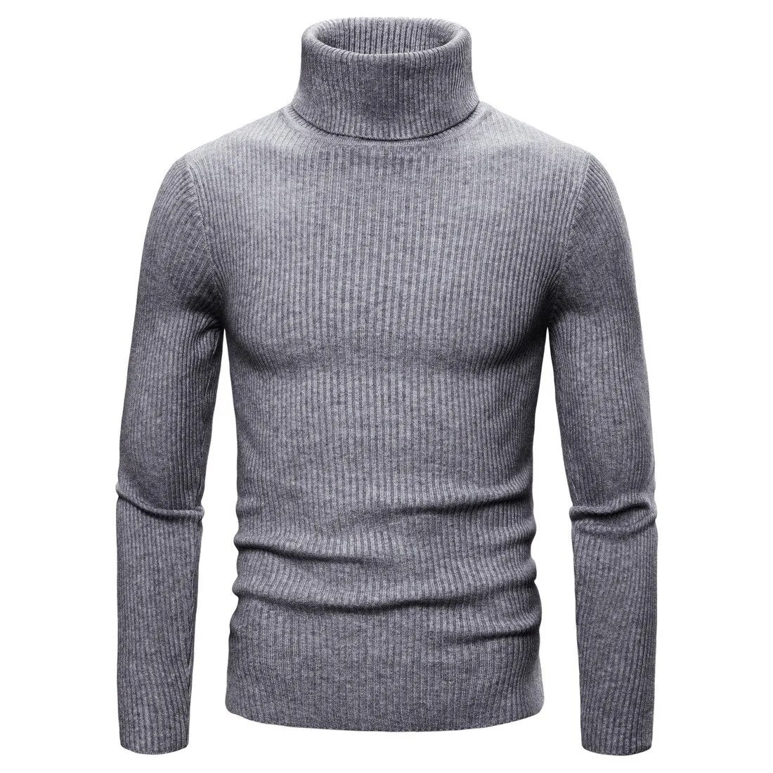 Autumn and Winter  Men's Turtleneck Sweater Male  Version Casual All-match Knitted  Sweater voguable