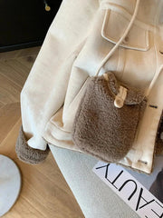 Suede Velvet Lamb Jacket Women Autumn Winter Thick Warm Turndown Collar Coat Y2K Loose Streetwear All Match Long Sleeve Outwear voguable