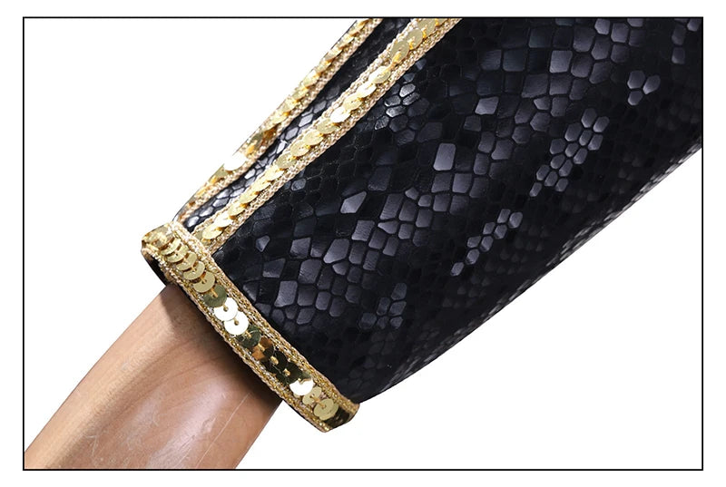 Black Golden Rumi Zoey Mira Cosplay Costume Wig Women Suit Halloween Party Role Playing Outfit voguable