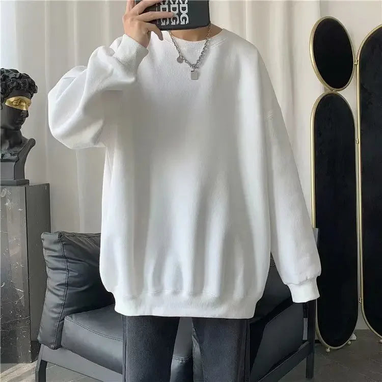 Voguable  Tops Polo Green Baggy T Shirts for Men Sweatshirts Male Clothes 90s Vintage Size S Aesthetic Korean Autumn Polyester A Sale Y2k voguable
