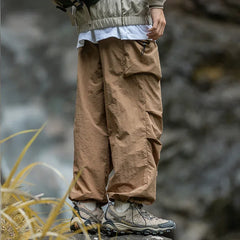 Voguable Parachute Cargo Pants Men Oversize Outdoor Casual Trousers Male Waterproof Pants Man Japanese Streetwear Hip Hop voguable