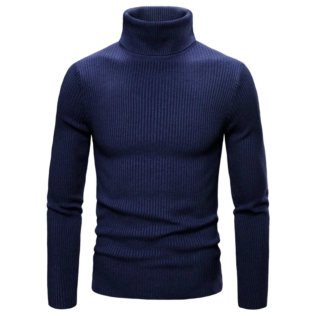 Autumn and Winter  Men's Turtleneck Sweater Male  Version Casual All-match Knitted  Sweater voguable