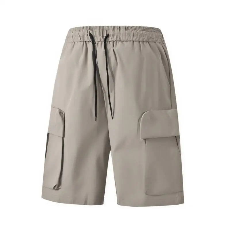 Voguable  Men's Cargo Drawstring Shorts with Multi-Pockets Durable Workwear Outdoor and Casual Comfortable and Stylish, Summer Streetwear voguable