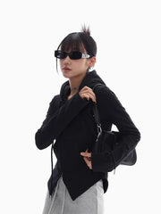 Women Retro Streetwear Hoodies Sexy Slim Long Sleeve American Letter Sweatshirts Vintage Casual Pockets Female Y2K Zipper Tops voguable