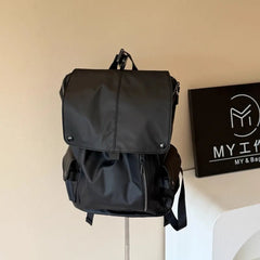 Korean Y2k Aesthetic Simple Backpack Casual All Match Fashion Schoolbags Vintage Preppy Trendy Chic Backpacks for Women Students voguable