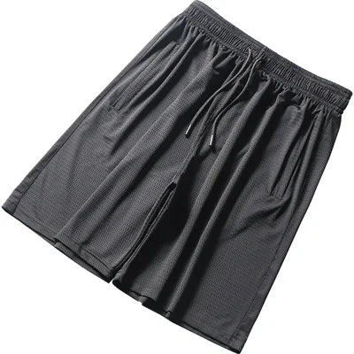 Voguable  Summer Men's Casual Sports orts Elastic Waist Five-Point Pure Cotton Waed Workwear f-Length Outerwear Mid-Pants voguable