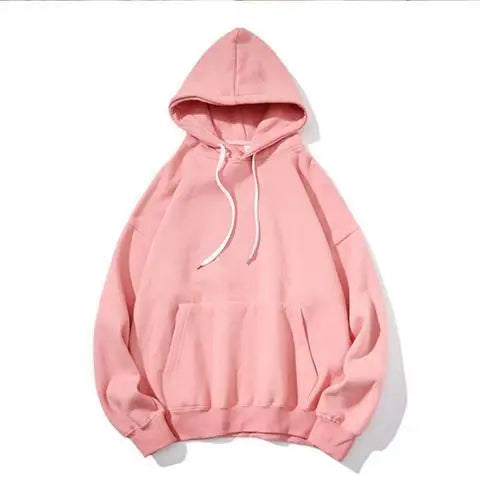 Autumn Winter New Fashion Hoodies Long Sleeve Drawstring Solid Sweatshirts Men's Clothing Loose Chic All-match Pocket Korean Top voguable