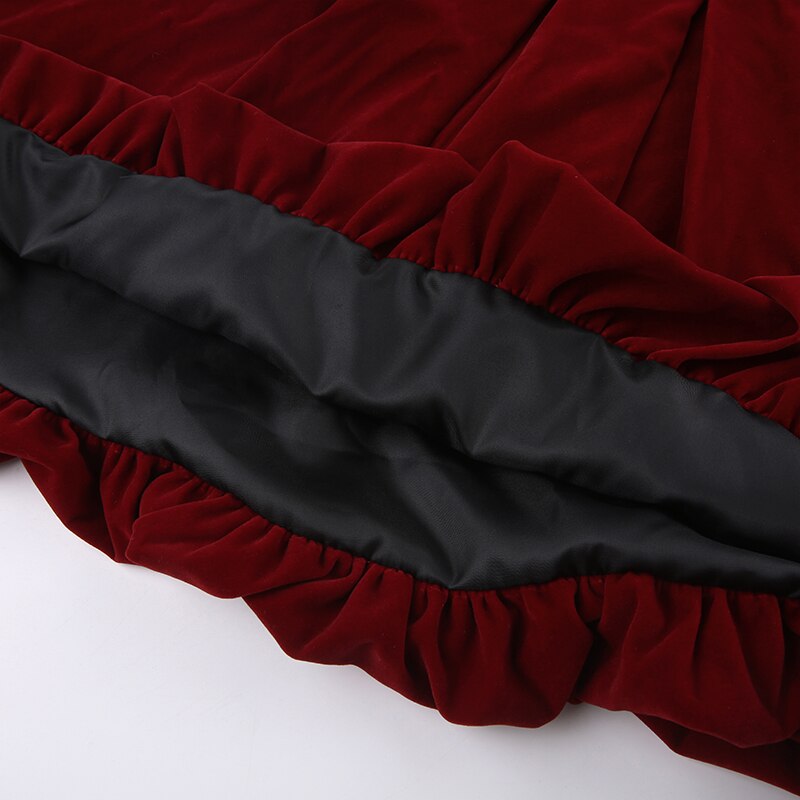Red Strap Ruched Off-Shoulder Evening Party Dress mysite