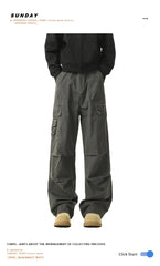 Men Cargo Pants Men Casual Multi-Pocket Cotton Overall Trousers Easy Wash outdoors Army Green Joggers Pants Male Dropshipping voguable
