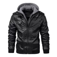 New Men's Leather Jackets Autumn Casual Motorcycle PU Jacket Biker Leather Coats Brand Clothing EU Size voguable