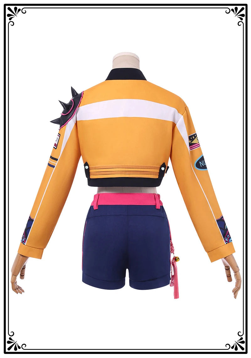 KPop Rumi Cosplay Costume Wig Women Girls Halloween Carnival Comic-con Party Role Playing Outfits voguable