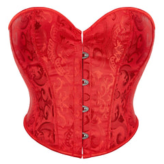 Voguable New Stylish Short Torso Waist Trainer Corset Bustier Crop Tank Top Corselet Pink White Green Red Beige Korset voguable