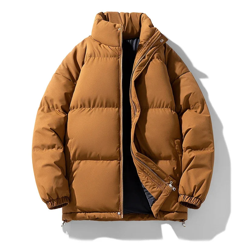 8XL Puffer Jacket Men Thick Warm Winter Jackets Man Parka Plus Size Casual Fashion Outwear Coats Stand Colar Men's Clothing Top voguable