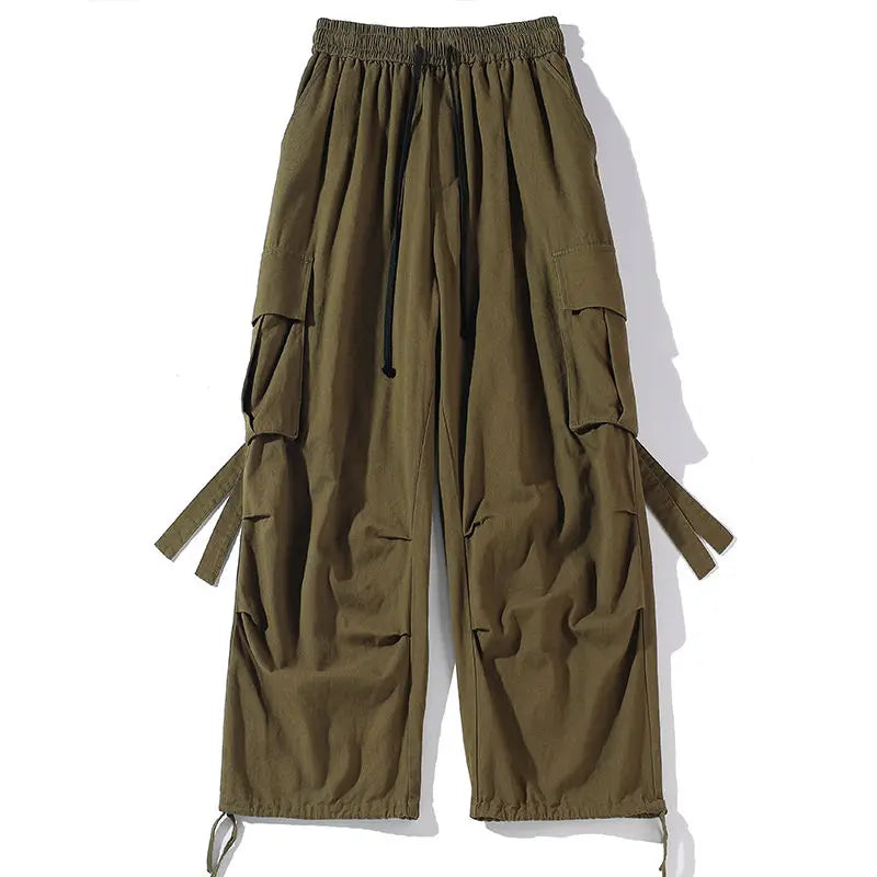 Voguable  Black Cargo Pants for Men Oversize Cargo Trousers Male Green Loose Casual Japanese Streetwear Hip Hop Pocket Big Size voguable