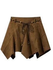 Y2K Streetwear Mini Skirt Women High Waist Vintage Sexy Irregular A Line Skirts Fall American Harajuku Retro Hip Hop Skirt New voguable