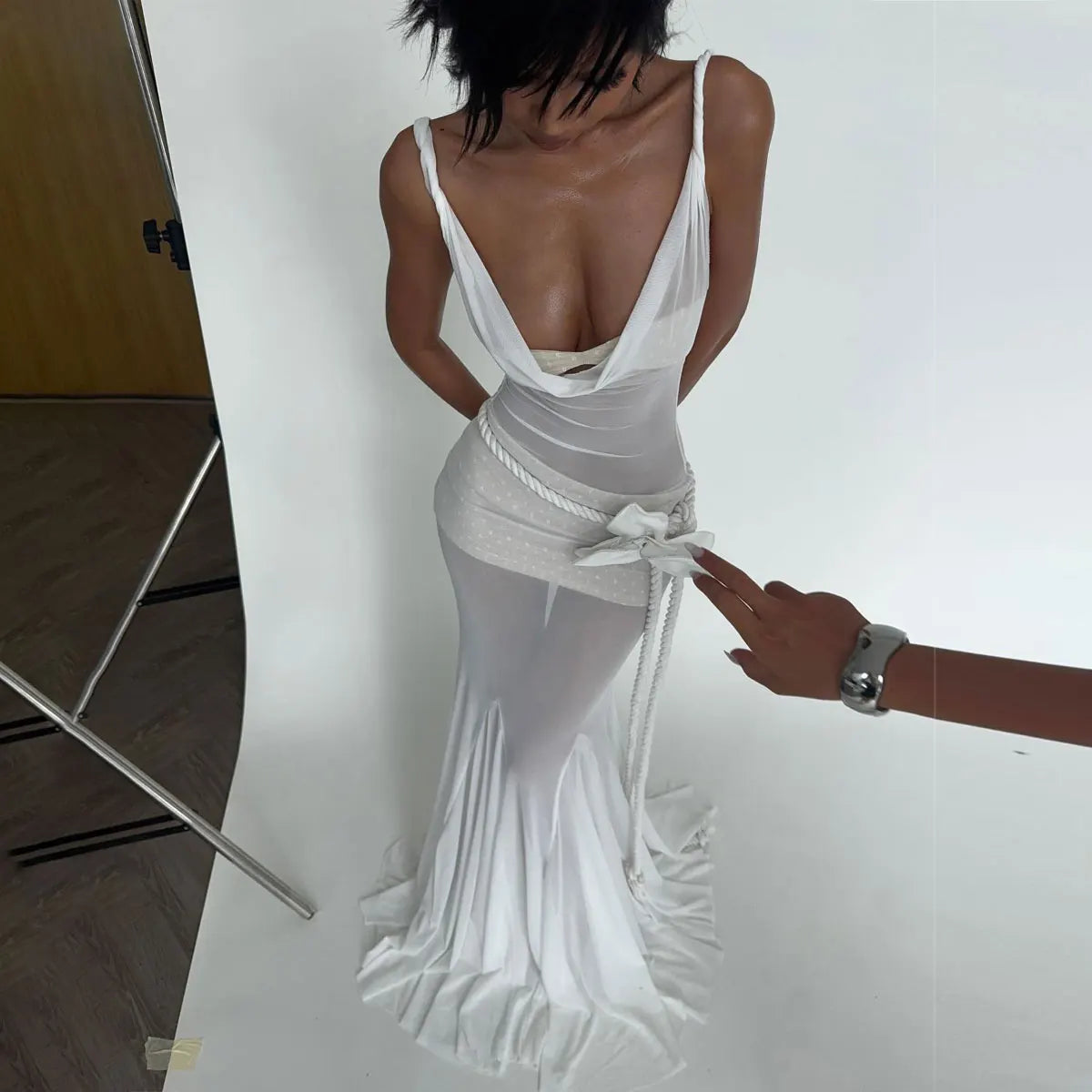 3Pcs Rose Bikini Sexy Swimsuit Women Push Up Swimwear Female Brazilian Biquini Ruffle Bathing Suit Long Skirt Beachwear Cover Up voguable