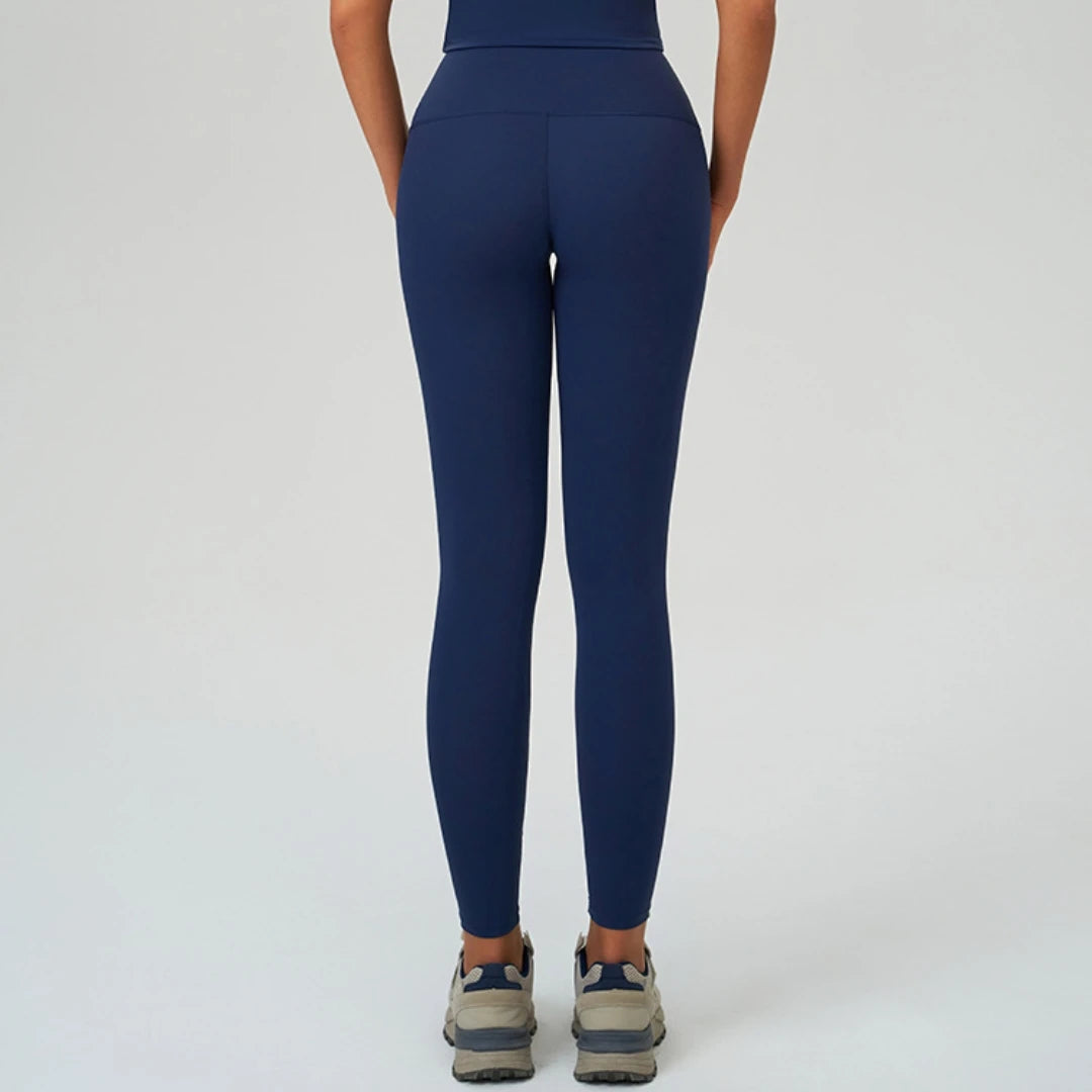 Voguable  Solid Color Butter Tight Fitness High Waist Yoga Legging Soft Women Sport Pant Athletic Gym Comprehensive Training Sportswear voguable