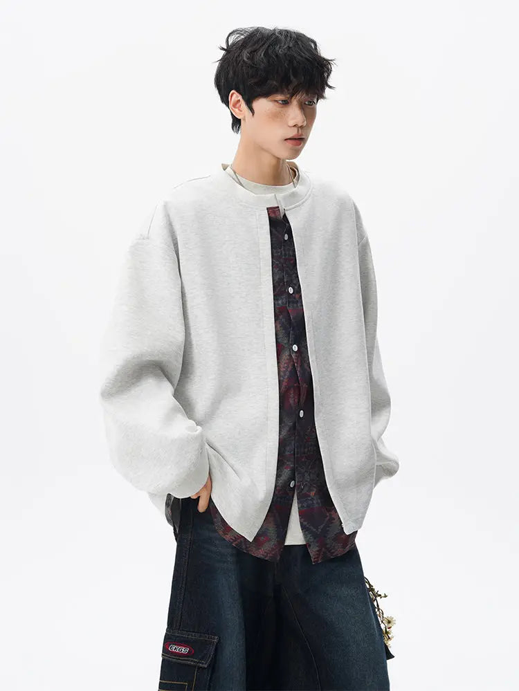 Jacket men Stand Up Collar Single Breasted Fake Two Piece Jacket Autumn Thin Ethnic Print Patchwork Mens Outerwear Coat men new voguable