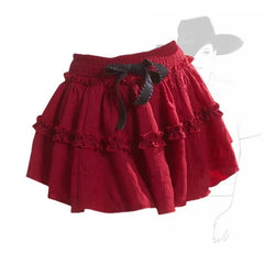 Voguable Summer Japanese Style Kawaii Cake Skirt Women Lolita Sweet Cute Y2k Mini Skirt Hot Girls 2000s Slim Korean Fashion Clothing Chic voguable