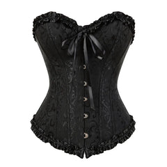 Voguable sexy corsets for women plus size costume overbust burlesque corset and skirt set tutu corselet victorian fashion gowns voguable