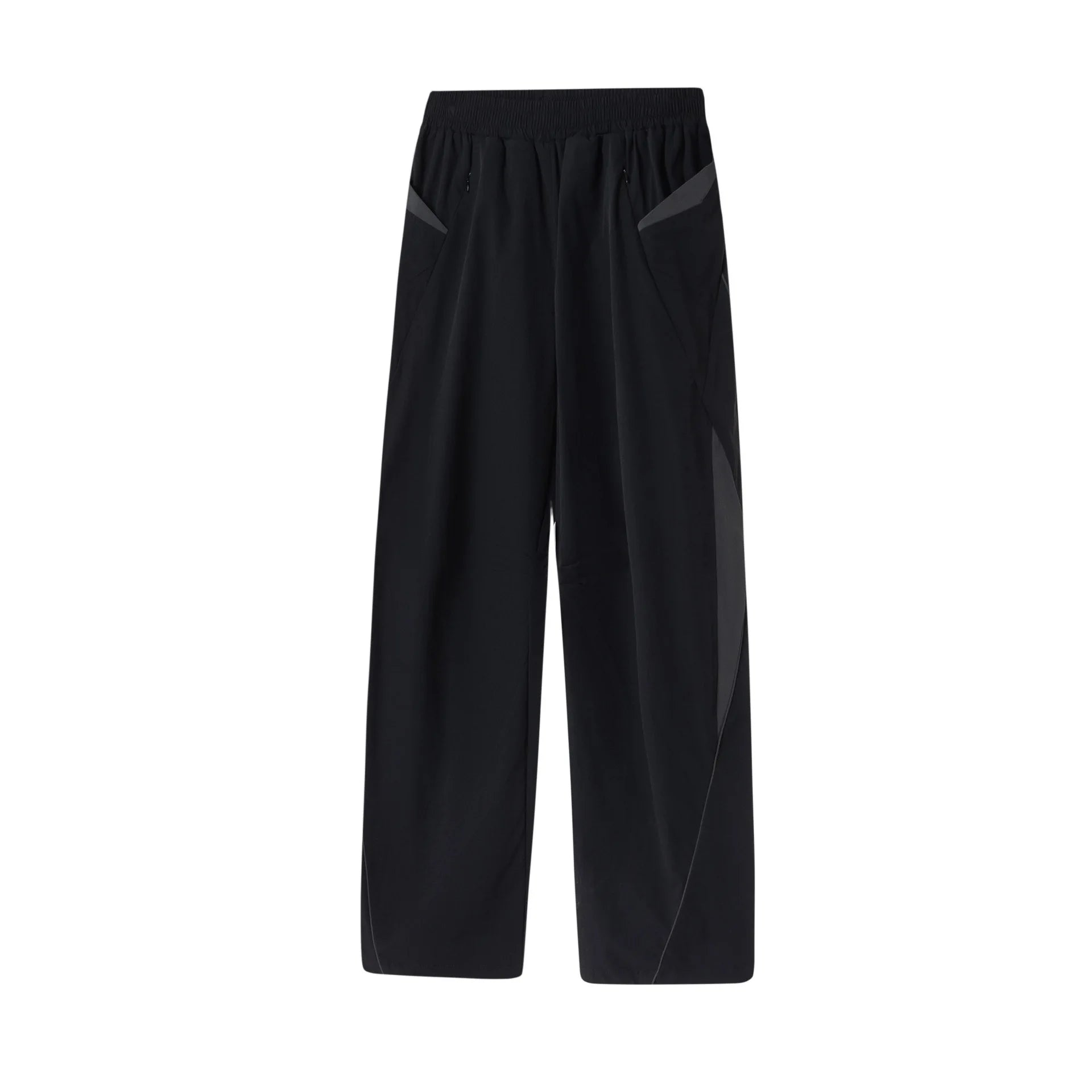 Voguable Parachute Sports Pants for Men Jogging Sweatpants Wide Leg Trousers Male Black Streetwear Loose Casual American Street voguable