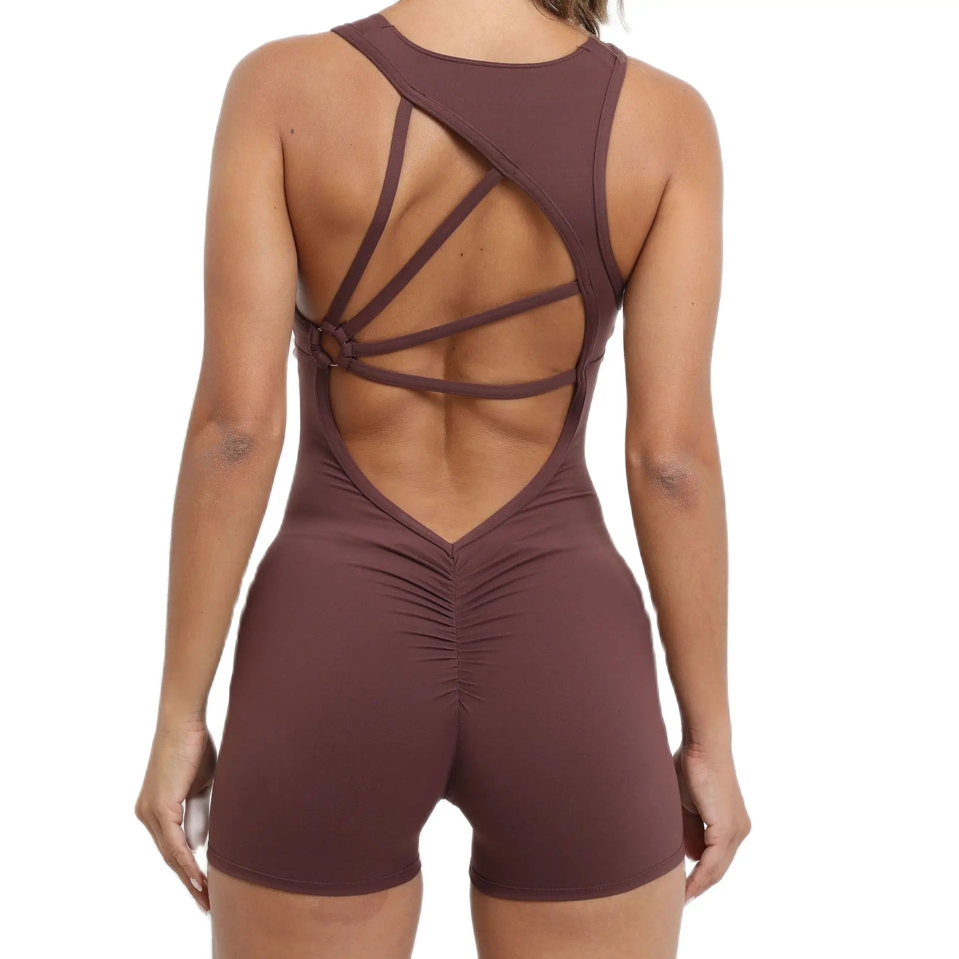 Voguable  Jumpsuit Sport Women Yoga Bodysuit Fitness Wear Gym Sportswear High Elastic Workout Running Clothes voguable