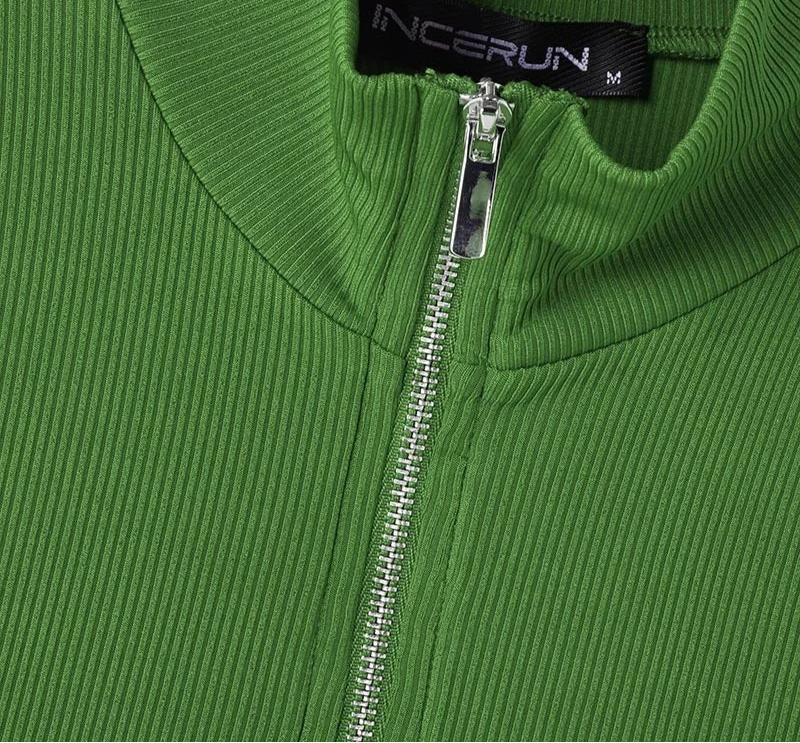 Men Tank Tops Solid Coior Tops Sleeveless Summer Zipper Men's Clothing Fashion Party Streetwear Tops Tee Oversize S-3XL voguable