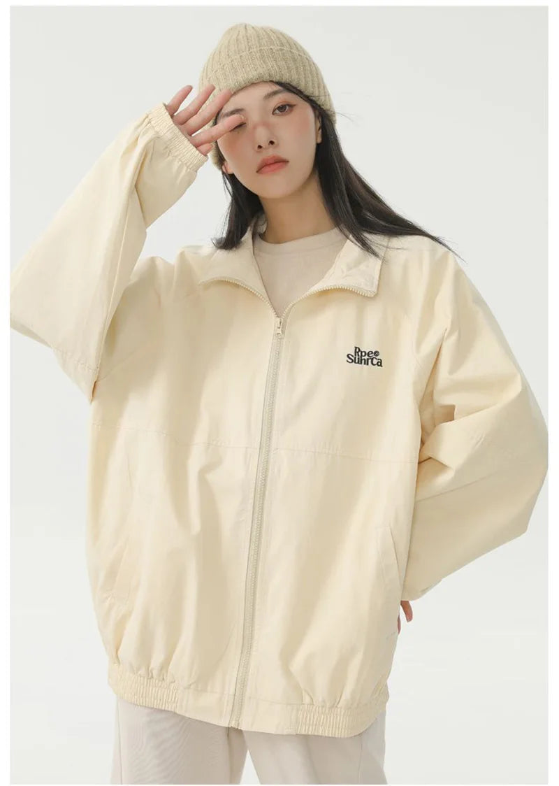 Vintage Letter Y2K Baseball Jacket Women Oversize Loose Harajuku American Retro Coat Casual Bf Long Sleeve Fall Streetwear Tops voguable