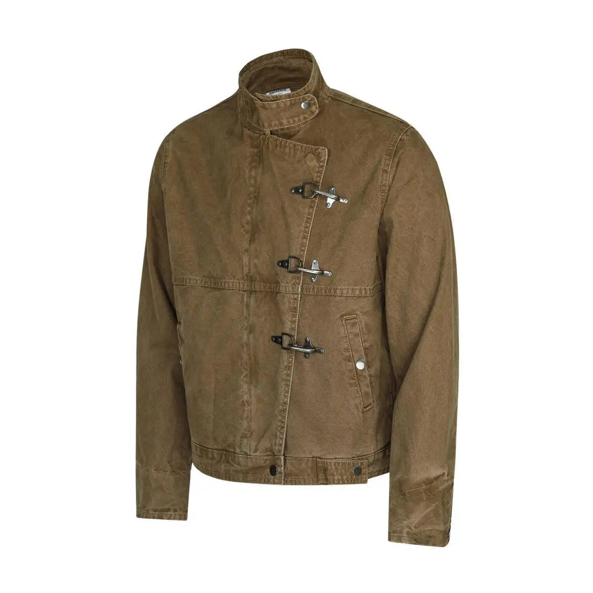 Men's Spring Autumn Deconstructed Splicing Design Jacket 2025 New Retro Workwear Short Men's Trendy High-end Jacket Aesthetic voguable