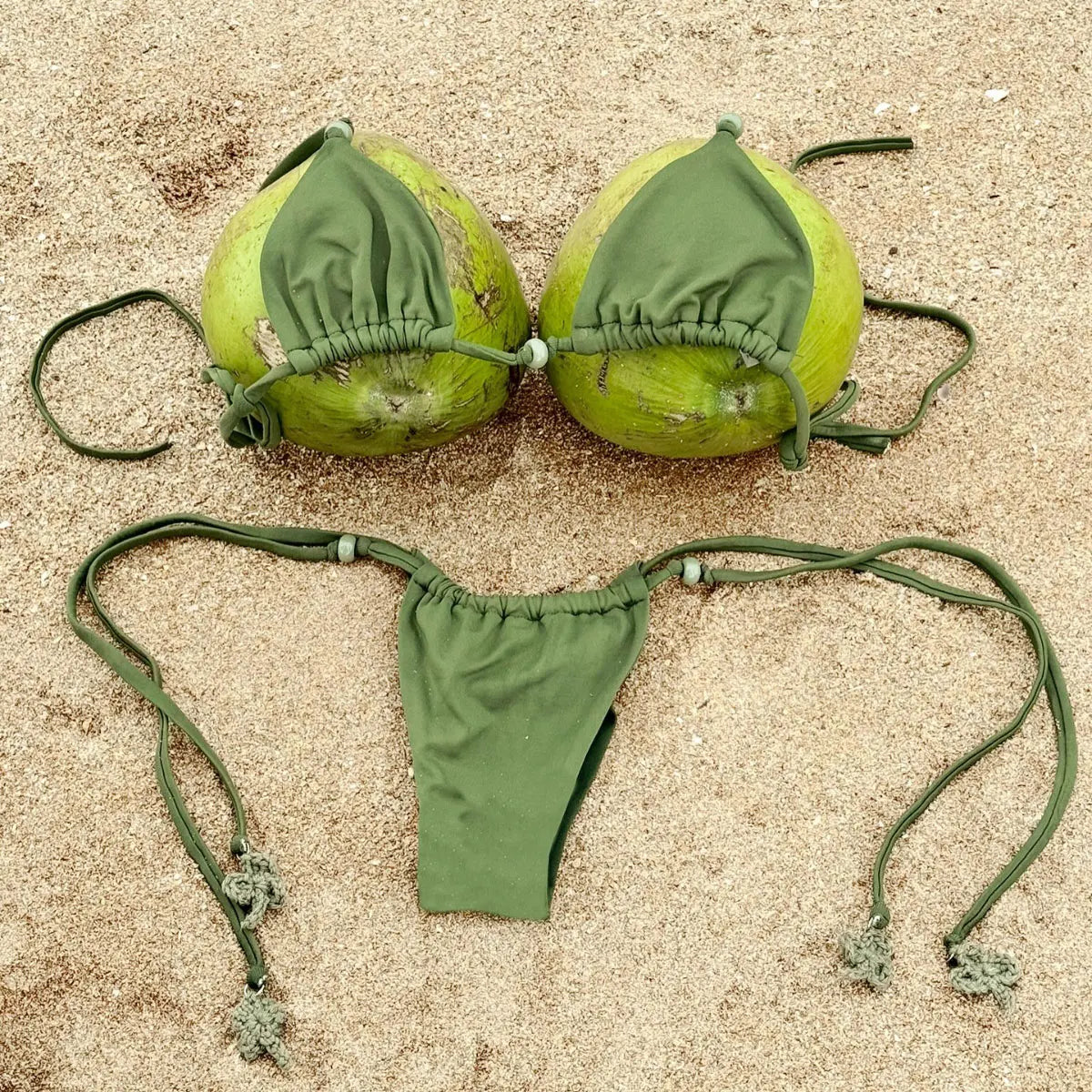 Sexy Bikini Women Swimsuit Female Swimwear Bandeau Biquini Thong Bathing Suit Shiny Swimming Suits Halter Bodysuit Beachwear voguable