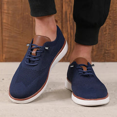 Voguable  Summer Men's Shoes Fashionable Knitted Mesh Casual Design Mesh Shoes Street Trend Versatile Fashion Outdoor Activity Sneakers voguable