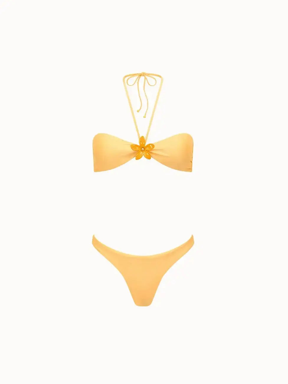 Voguable  Sexy Bandage Bikini Swimwear Bikini Set Women Bikini Soild High Leg Bathing Suit Beach Vacation Female Summer voguable