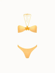 Voguable  Sexy Bandage Bikini Swimwear Bikini Set Women Bikini Soild High Leg Bathing Suit Beach Vacation Female Summer voguable