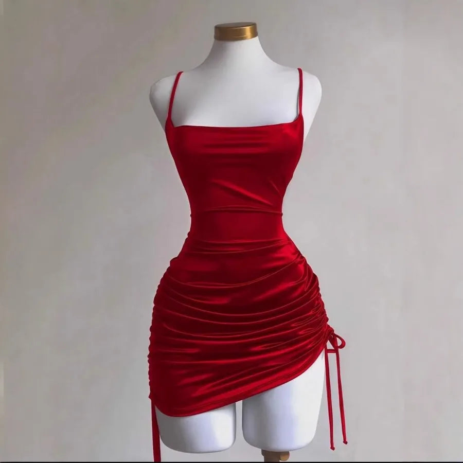 Voguable  Hot European and American models new - dress summer high-end lace sexy backless suspender hot girl bag hip skirt and voguable