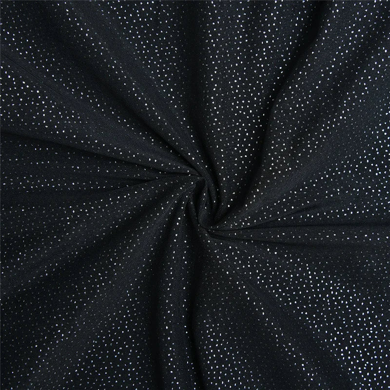 Sparkle Sexy Mini Dress Women New Spaghetti Strap With Sleeve Backless Sleeveless Glitter Club Party Sexy Dress voguable