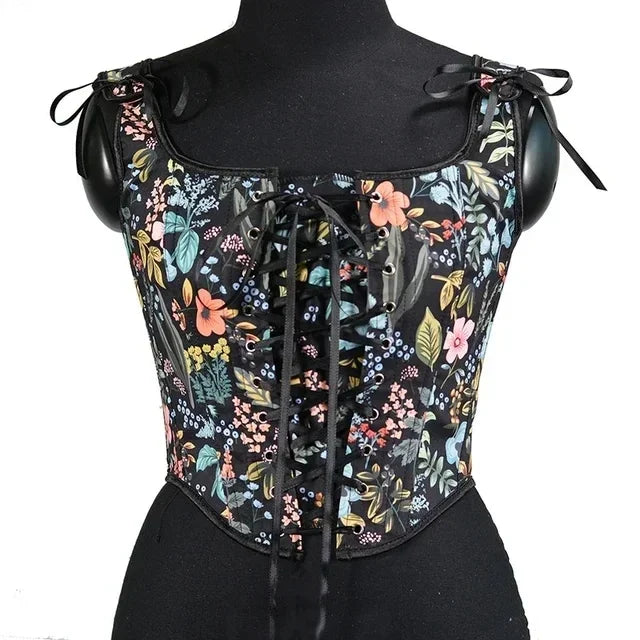 Sexy Lolita Corset Shaper Ladies Slimming Bandage Corsets Underbust Bustier Top Women Lingerie Elegant Streetwear Clothes Blusas voguable
