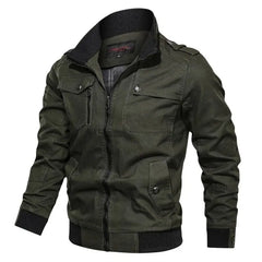 Spring Autumn Jacket Men Cotton Windbreaker Bomber Coat Military Men's Tactics Jackets Man Cargo Casual Jacket Mens Clothes 2022 voguable