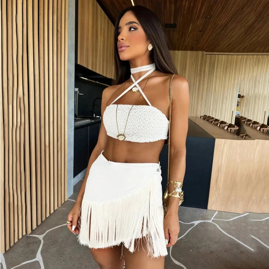 Black Beach Dress Women's Swimsuit Sexy Swimwear Bikini Skirt Female Kimono Beach Outing Pareo Beach Cover Up Bath Suits voguable